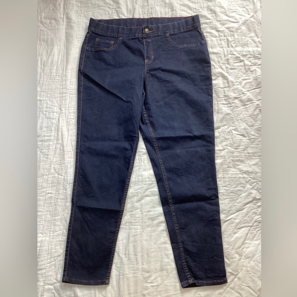 Lane Bryant Dark Wash High Rise Jean Legging Jegging 18